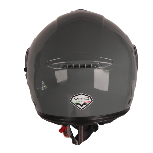 Klapphelm - VITO FURIO NARDO - grau-glänzend